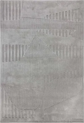 Image de Tapis de salon, motifs géométriques, tufté main en laine, AZUA, confort