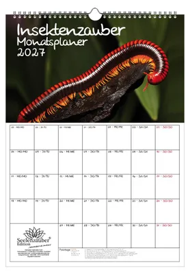 Produktbild von Insektenzauber Planer DIN A3 Kalender für 2027 - Seelenzauber