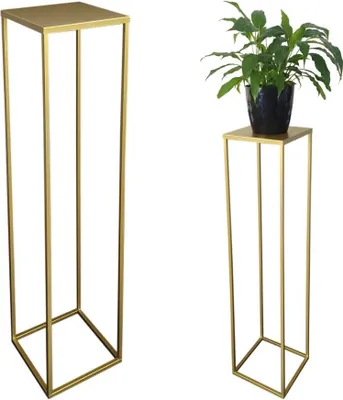 Produktbild von HMP Blumenständer Blumenbeet Golden Metall 100% Loft Exclusive 100cm
