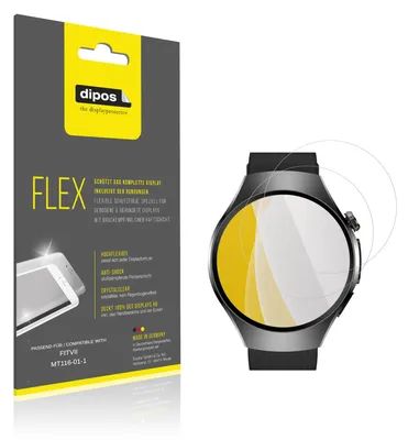 Image de 2x Film de protection d'écran pour FITVII MT116-01-1, recouvre 100% de l'écran, dipos Flex