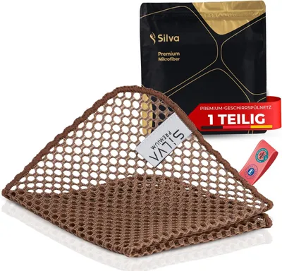 Produktbild von Silva Premium Mikrofasertuch - Mühelose, kratzfreie Reinigung mit langanhaltender, präziser Reinigung für schwer zugängliche Stellen