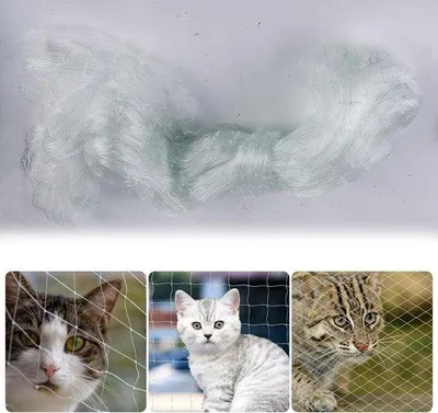 Zdjęcie produktu dla Siatka balkonowa 10 x 3 m, przezroczysta, ochronna