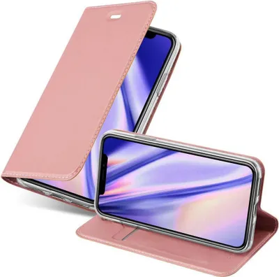 Produktbild von Cadorabo Handyhülle für Apple iPhone XR Schutz Hülle in Rosa Cover Etui Book Case Booklet