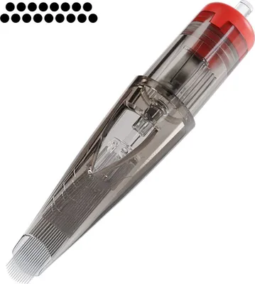 Imagen del producto de Cartuchos para tatuaje, marca El Cartel, modelo 0.30, 17 agujas, punta suave (Soft Edge), tipo Magnum LT, paquete de 10 unidades.