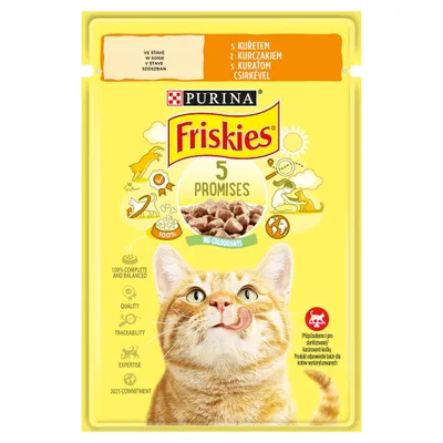 Produktbild von Friskies Kurczak w sosie dla kota 85 g