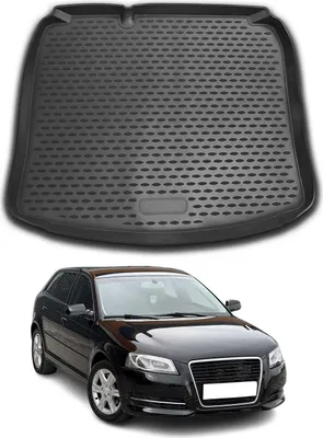 Immagine prodotto di Tappetino per bagagliaio Vassoio per Audi A3 8P1 8PA 2003-2013 Gomma TPE Nero