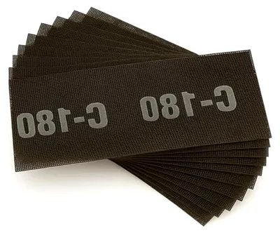Produktbild von Schleifgitter 50 Stück Körnung 180-280 x 93 mm - Schleifgitter zum Einspannen für staubarmes Schleifen von Farbe, Putz, Holz, Gips & Beton