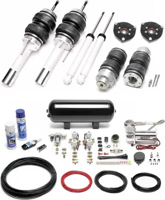 Produktbild von TA Technix Luftfahrwerk +.Kompressor-Kit schwarz für Audi Skoda Seat VW Golf V