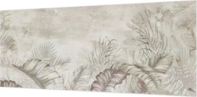 Produktbild von Wandtapete - Dekorative Tapete für Wohnzimmer- Tapetenfolie für Wanddekoration - 208x146 cm - Dekorative Blätter