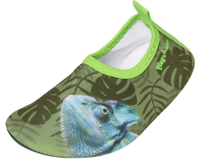 Produktbild von Playshoes Barfuß Aqua Schuhe, Oliv Chamäleon, 24/25 EU