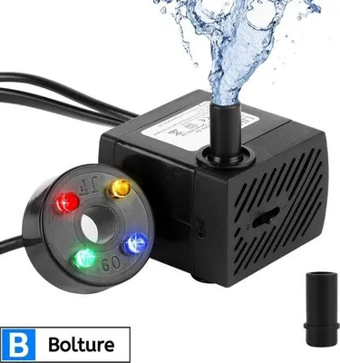 Image de Pompe de bassin avec éclairage LED - Pompe pour eaux sales