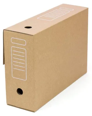 Zdjęcie produktu dla TYLKO SKARBCY: Zestaw 20 skrzynek archiwizacyjnych, format A4, kolor brązowy, wymiary 36 x 10,3 x 27,1 cm