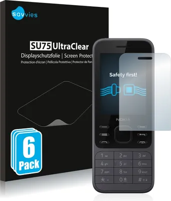 Produktbild von 6x Für Nokia 6300 2020 Schutzfolie Savvies Displayschutz Display Schutz Folie Klar Transparent