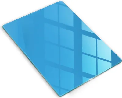 Produktbild von Abdeckung Glas - Küchenabdeckung - 40x52 cm - Abdeckplatte - Blaue Farbe