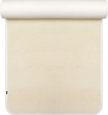 Zdjęcie produktu dla Mata do jogi Yogistar z naturalnej wełny dziewiczej 75 cm X 180 cm, z krawędzią