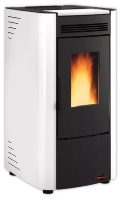 Immagine prodotto di Stufa a pellet Extraflame | KETTY 5.0 | 6,5 kW | ventilata | Bianco