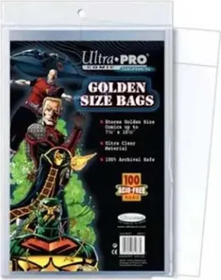 Obrázek produktu pro Komiksové sáčky velikosti Golden Age (100 ks)