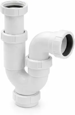 Zdjęcie produktu dla Gięty syfon - Wyciągany - 1 1/2 cala - średnica 40 mm - z redukcją do średnicy 32 mm - syfon do umywalki - szczelny, zapobiegający nieprzyjemnym zapachom