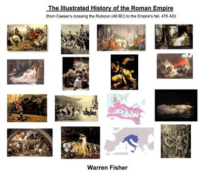 Produktbild von The Illustrated History of the Roman Empire