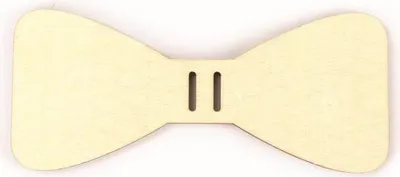 Zdjęcie produktu dla Drewniana muszka - 12 x 5 cm