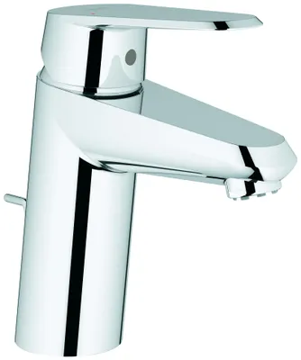 Productafbeelding van Grohe wastafelmengkraan Eurodisc C 33177, voor lage druk, met trekstang, chroom, éénhendelbediening