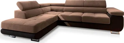 Produktbild von Masseno Ecksofa SELVA L-S mit Schlaffunktion L-Form, Sofa mit Bettkasten, Wohnzimmersofa, Couch, Soffa, Bettsofa, Couchgarnitur- Beige, MONOLITH 09 + MONOLITH 29