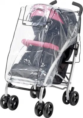 Produktbild von Playshoes Universal-Regen-Verdeck für Buggy/Jogger, in transparent