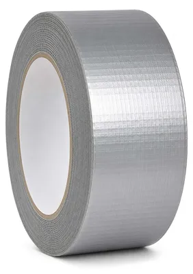 Produktbild von 1 Rolle Gewebeklebeband 130 my Gewebeband stark klebend und wasserfest silber 48mm x 50m