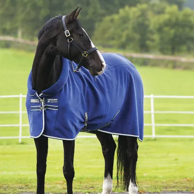 Produktbild von Horseware Rambo Cosy Fleece - Navy with Beige