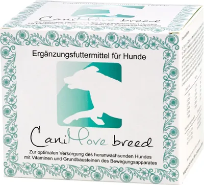 Produktbild von CaniMove breed Nahrungsergänzung für heranwachsende Hunde: Wachstum & Mangelerscheinungen, mit Omega-3, Glycosaminoglycanen & bioverfügbarer Hyaluronsäure