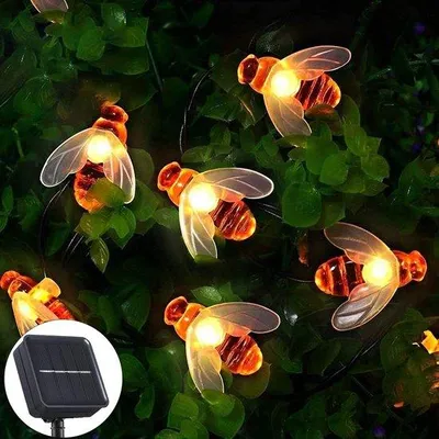 Image de Lampes de jardin solaires 20 LED, étanches, pour l'extérieur