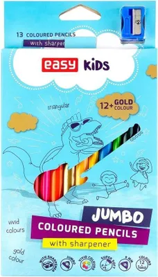 Produktbild von Jumbo Dreikantstifte 13 Farben EASY