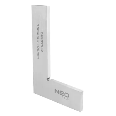 Produktbild von NEO TOOLS Winkeleisen DIN875/2, 150x100mm, Winkelbestimmung, gehärteter Kohlenstoffstahl