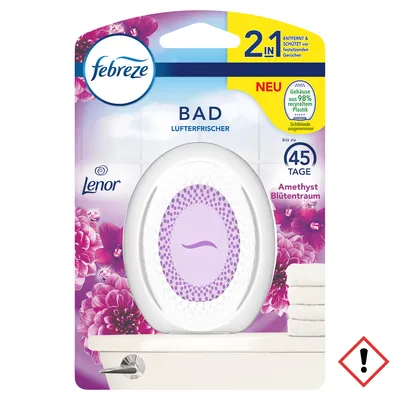 Produktbild von Febreze Osvěžovač vzduchu do koupelny Amethyst Blossom Dream - pokojová vůně (1 balení)