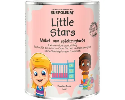 Produktbild von Little Stars Möbelfarbe und Spielzeugfarbe Drachenfeuer orange 750 ml