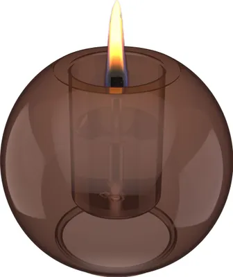Image de globus 10 ambre ambre bougie de table bougie Ø10,5x8,8cm tenderflame