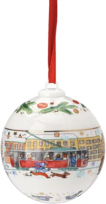 Image de Autres décorations de Noël : boule en porcelaine Hutschenreuther, boule de Noël 2023, boule en porcelaine