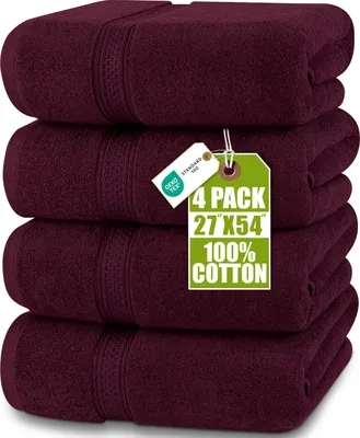 Obrázok produktu pre Utopia Towels, osušky do kúpeľne, balenie po 4 kusy, 68 x 137 cm, osušky vhodné do hotelov a spa