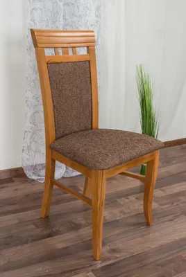 Produktbild von Stuhl Buche massiv Vollholz Erlefarben Junco 249 - Abmessung: 98 x 48 x 50 cm (H x B x T)