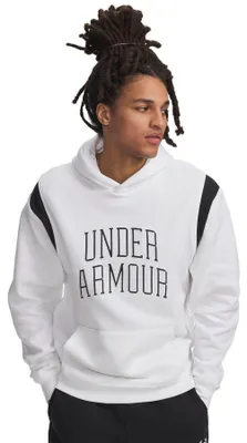 Produktbild von Under Armour - "Rival" Kapuzenpullover für Herren, Schmal GT16880 (XL) (Weiß/Schwarz)
