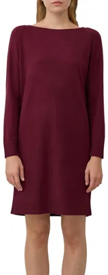 Produktbild von s.Oliver Damen Kleid – Feinstrick, U-Boot-Ausschnitt, Regular Fit