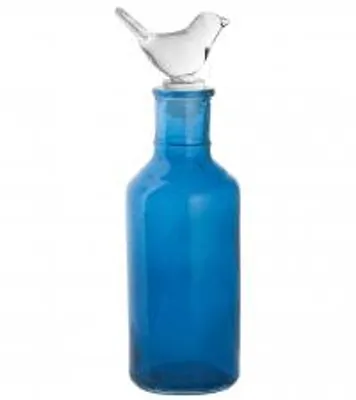Immagine prodotto di H&H Bottiglia In Vetro, H 21 Cm, Blu