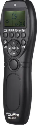 Image de YouPro MC-292 DC2 2,4 G Télécommande sans fil LCD Minuterie Déclencheur Émetteur Récepteur 32 canaux pour Nikon D750 D7200 D7100 D7000 D610 D600 D5500 D5300 D5200 D5100 D5000 D3300 D3200 D3100 D90 DF P7700