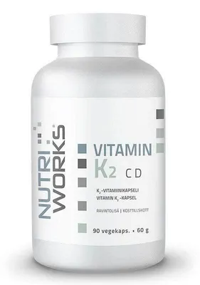 Produktbild von NutriWorks Vitamin K2, C & D – 90 Kapseln