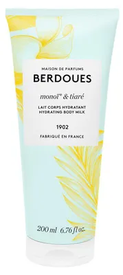 Produktbild von Parfums Berdoues, Monoi & Tiare, feuchtigkeitsspendende Kö rpermilch, 200 ml