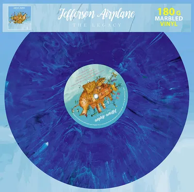 Produktbild von Jefferson Airplane - The Legacy (Limited Edition) (Reissue) (Marbled Coloured) (LP)