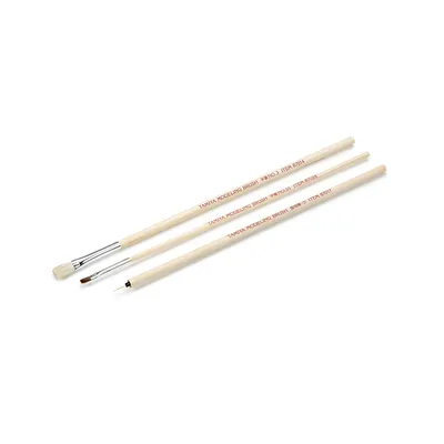 Produktbild von Tamiya Modellierpinsel-Grundset, 3 Stück