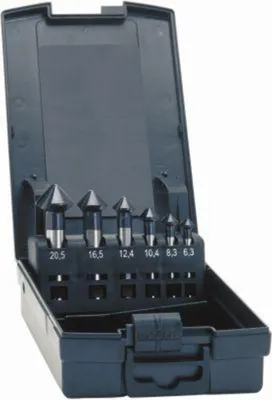 Obrázok produktu pre Presný 90° DIN 335 C záhlbník HSS TiAlN oceľ ( 50252 ) 6,3 - 20,5 mm 6 ks.