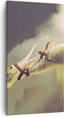 Produktbild von Bild auf Leinwand - Leinwandbild - Kreatur Abstraktion - 45x80cm - Wand Bild - Wanddeko - Wandbilder - Leinwanddruck - Bilder - Kunstdruck - Wanddekoration - Leinwand bilder - Wandkunst - PA45x80-3862