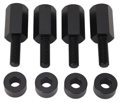 Image de Kit d'élévation de siège réglable pour UTV, de couleur noire, avec 4 entretoises supplémentaires, compatible avec les modèles X3